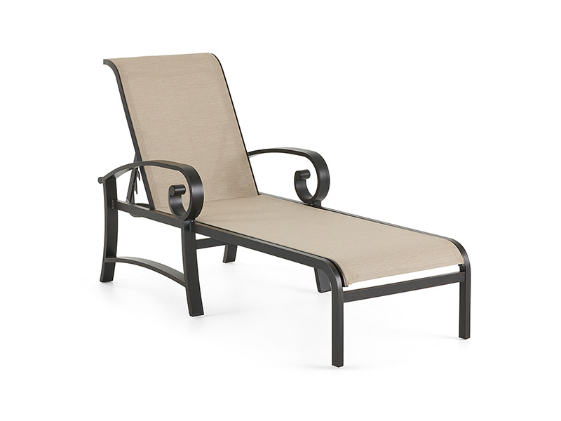 Solstice آلومینیومی با پاسیو Sling Chaise Lounge