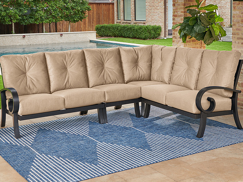 Solstice 4 Pieces Outdoor Sectioanls آلومینیومی